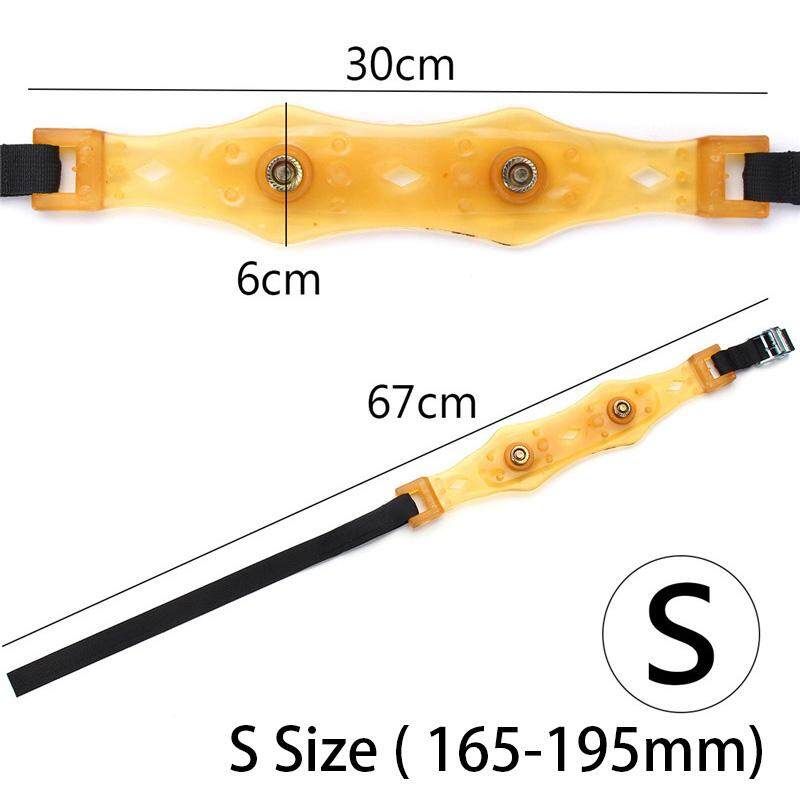 1pcs Car Snow Chains Beef Tendon Vehicles Wheel Tyre Anti-skid TPU Chain Winter Tool S S 67cm (165-195mm)