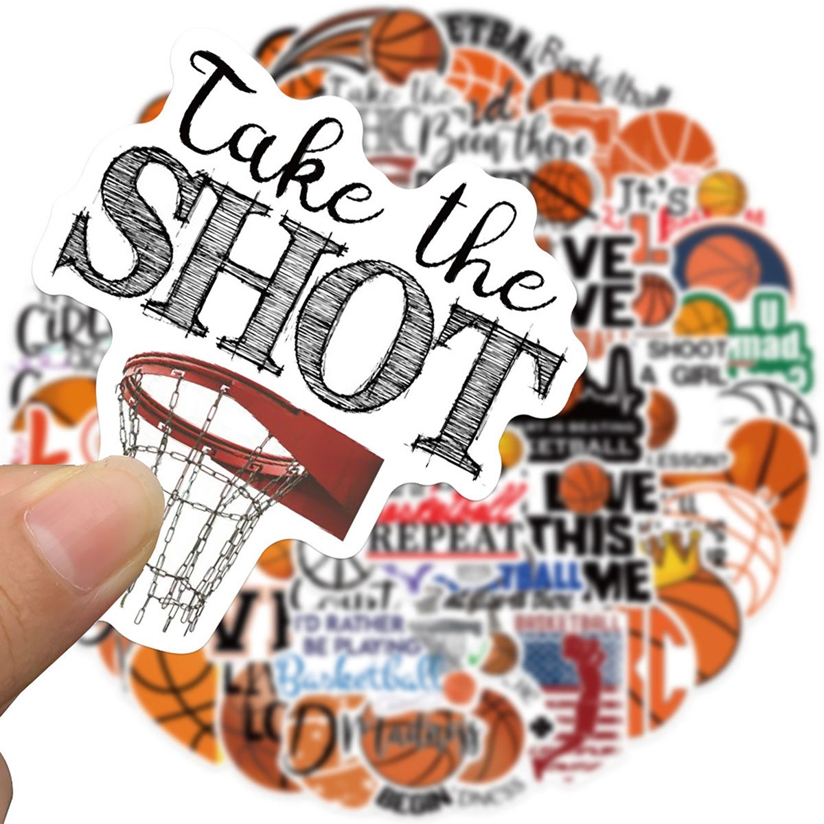 50PcsSet Graffiti Stickers Water Cup Skateboard Decorative H