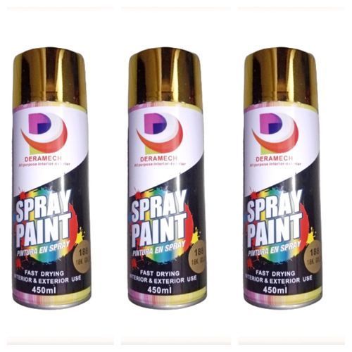 Spray Paints For Car Scratch Repair-Gold( 3 Pieces)