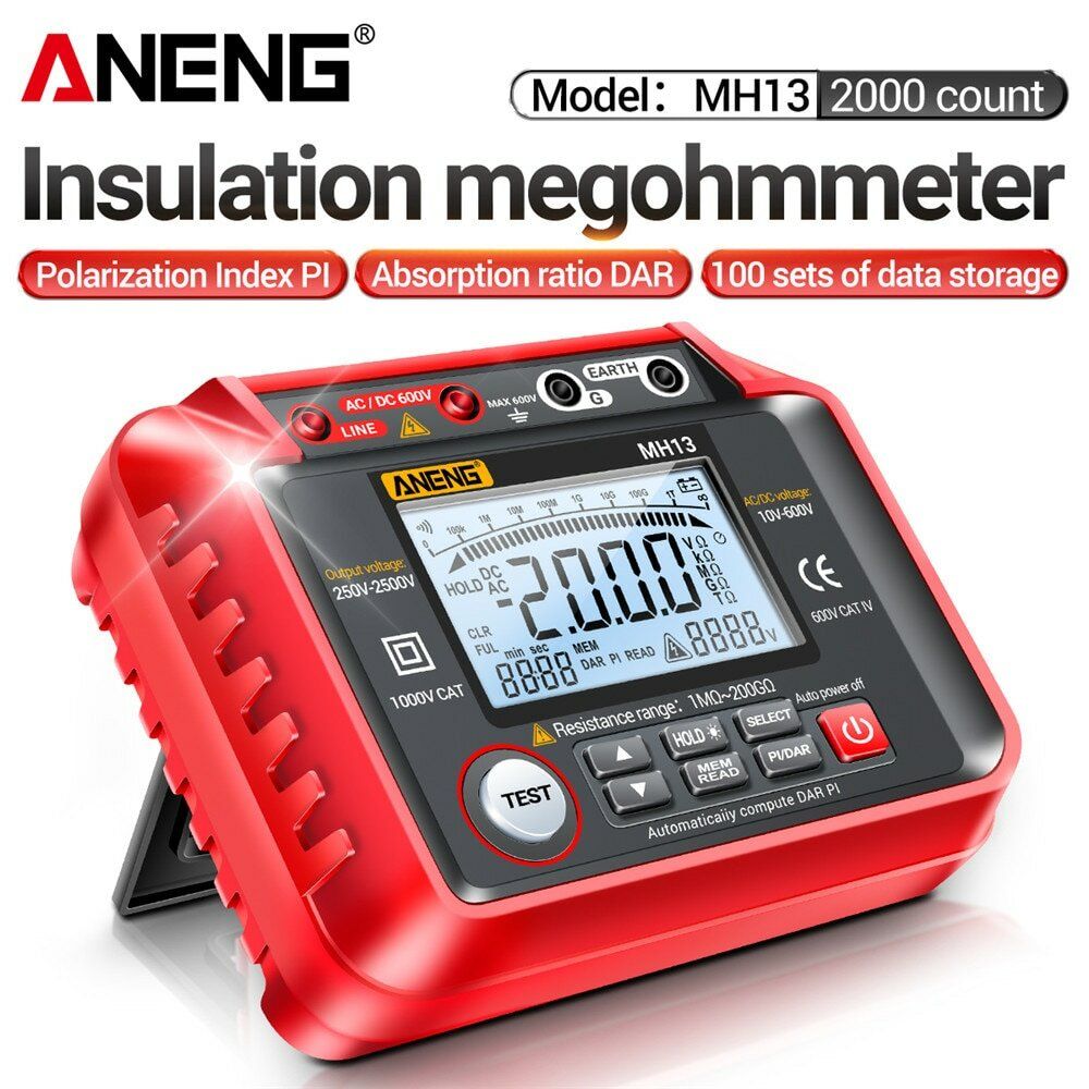 ANENG MH13 Megohmmeter Ohm Tester Digital Multimeter