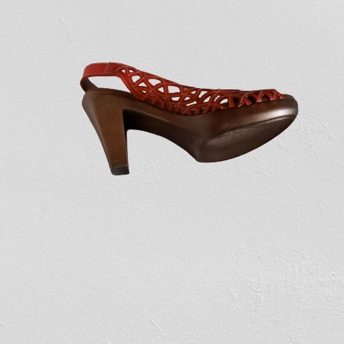 Dc Women Sandal With Overlap Leather Design - Red