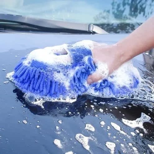 Auto Care Microfiber Car Washing Car Sponge - Blue