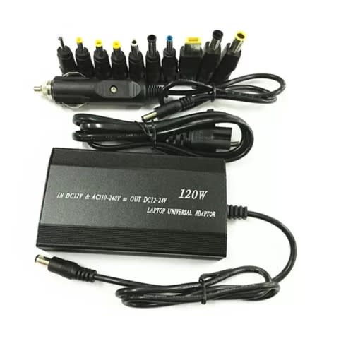 Multifunction Laptop Universal Car And Home Adaptor - 120w