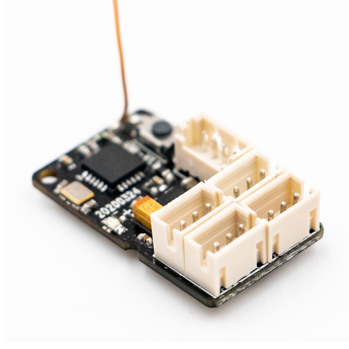 FLYSKY GMr 2.4GHz 4CH AFHDS3 Receiver PWM Output for RC Racing Vehicle Drifting Mini Car Compatible with NB4/NB4 Lite Transmitters DIY Replacement