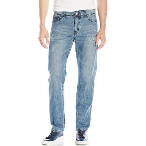 Men's Foster 5 Pocket Straight Denim Jean - Blue