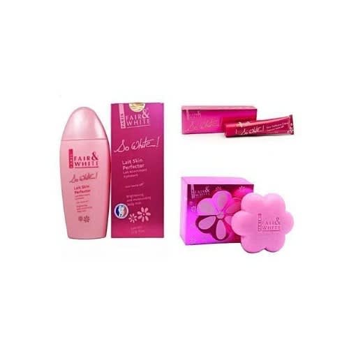 So White Lait Skin Perfector - Set (lotion 500ml + Cream 30ml + Soap 180g)