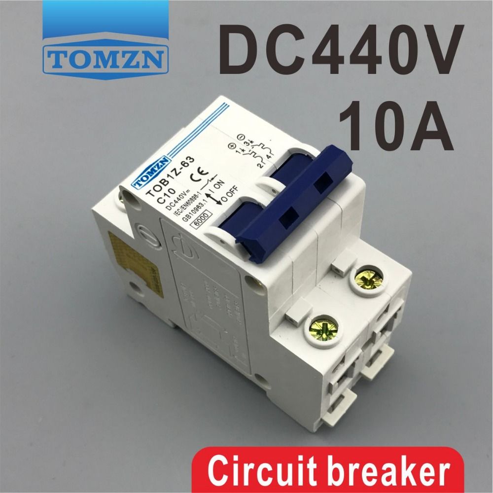 Breaker DC 440V 10A Circuit 2P