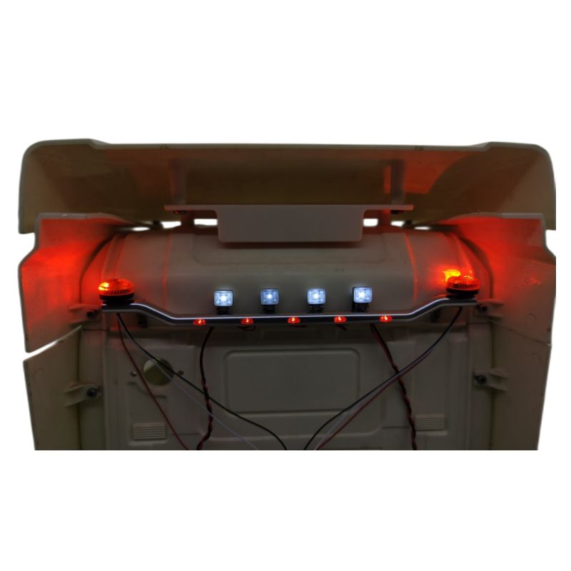 LED Spotlight For Tamiya 1/14 Tractor Dome Light Lamp Engineering Lamp Scania