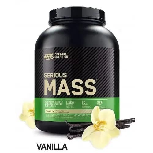Optimum Nutrition Serious Mass High Protein Weight Gain Powder - Vanilla - 2.73kg