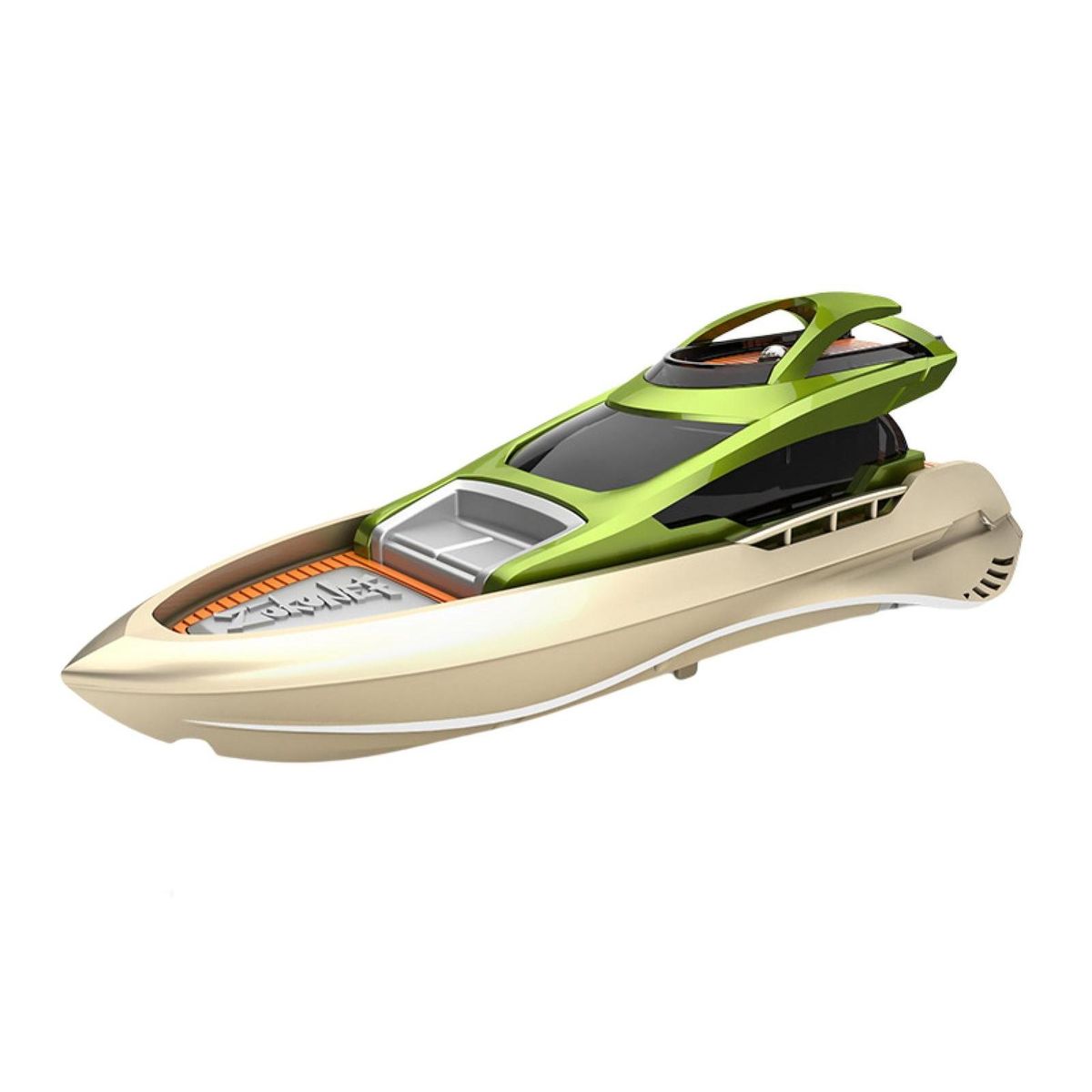 1 Set Remote Control Boat Yacht Model RC Boat Toys Green