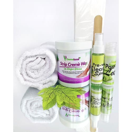 Strip Creme Wax In Sage - Green