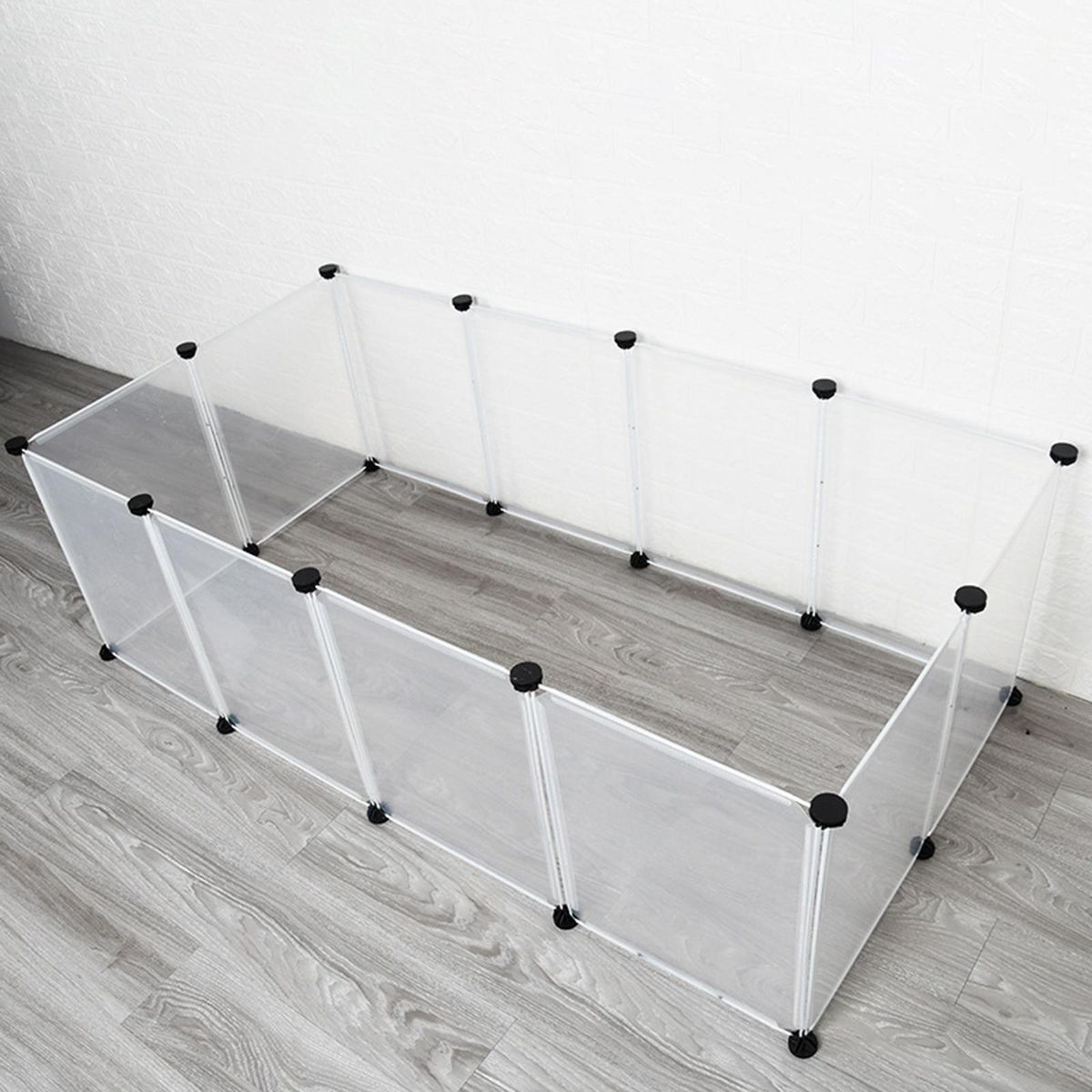 Puppy Playpen Indoor Outdoor Transparent  Pieces