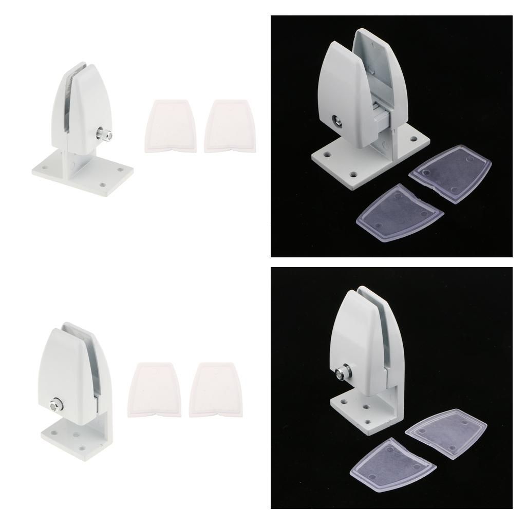 4 Pieces Aluminum Alloy Office Desktop Privacy Screen Baffle Partition