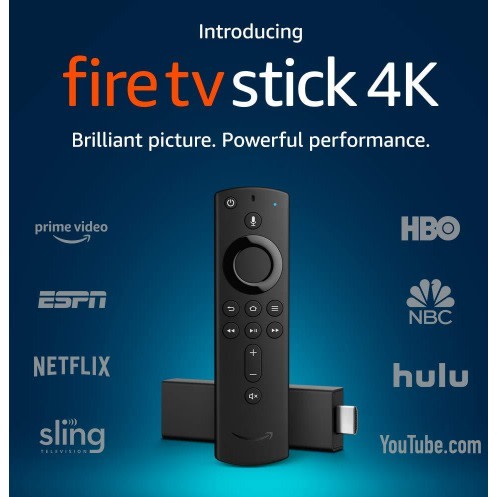 Fire Tv Stick 4k Streaming Device With Alexa Voice Remote - Dolby Vision - Latest Edition
