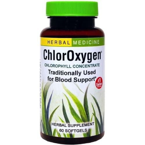 Herbs Chloroxygen Chlorophyll Concentrate - 120 Softgels
