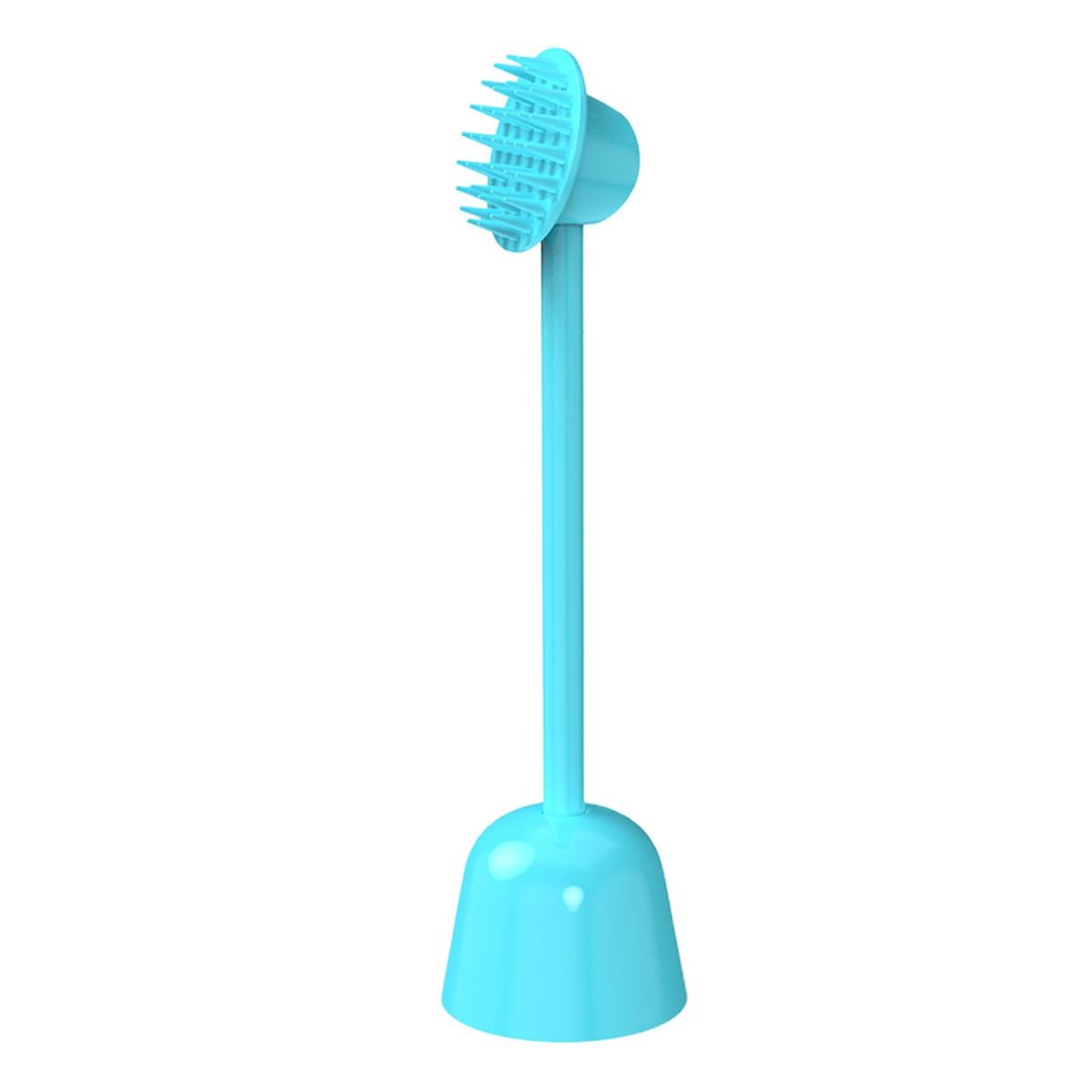 Cat Massage Brush Cat Self Cleaning Slicker Brush Blue