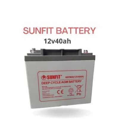 Sunfit Solar Battery -40ah -12v