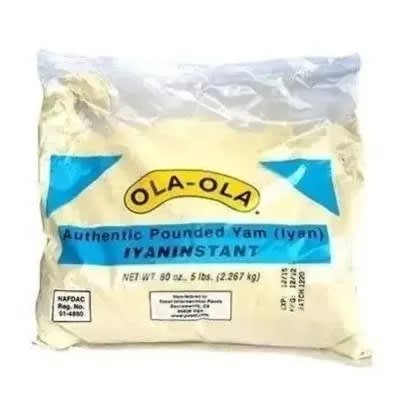 Ola - Ola Authentic Instant Pounded Yam - 80oz / 2.267kg