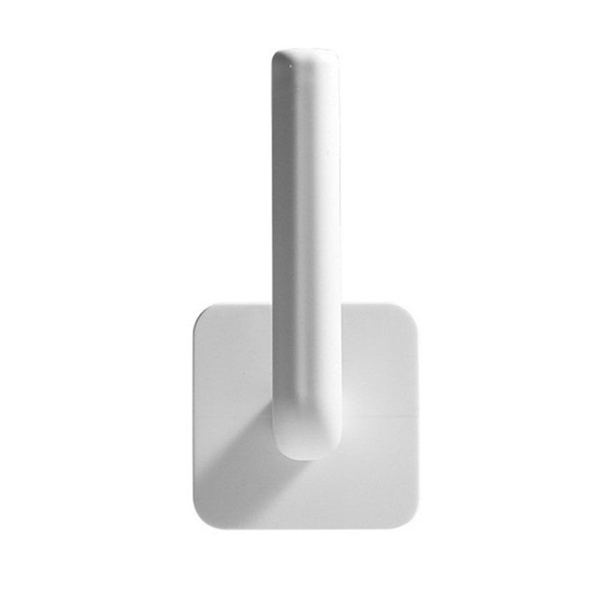 Toilet Paper Holder Hole-Free Tissue Ra K Wall-Mounted Shelf Kit Hen Bathroom-white-6.5*6.2*14 M