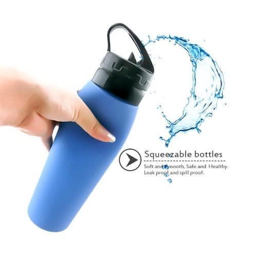 Eco Squeeze Silicon Water Bottle - 50cl