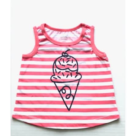 Baby Girl & Toddler Ice Cream Sleeveless Tank Top
