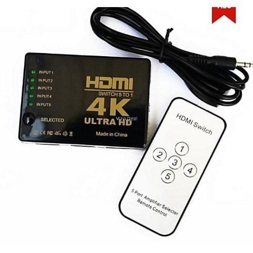 Ultra 4k Hd 3840x2160p 5 in 1 1080p Video Hdmi Switch Splitter