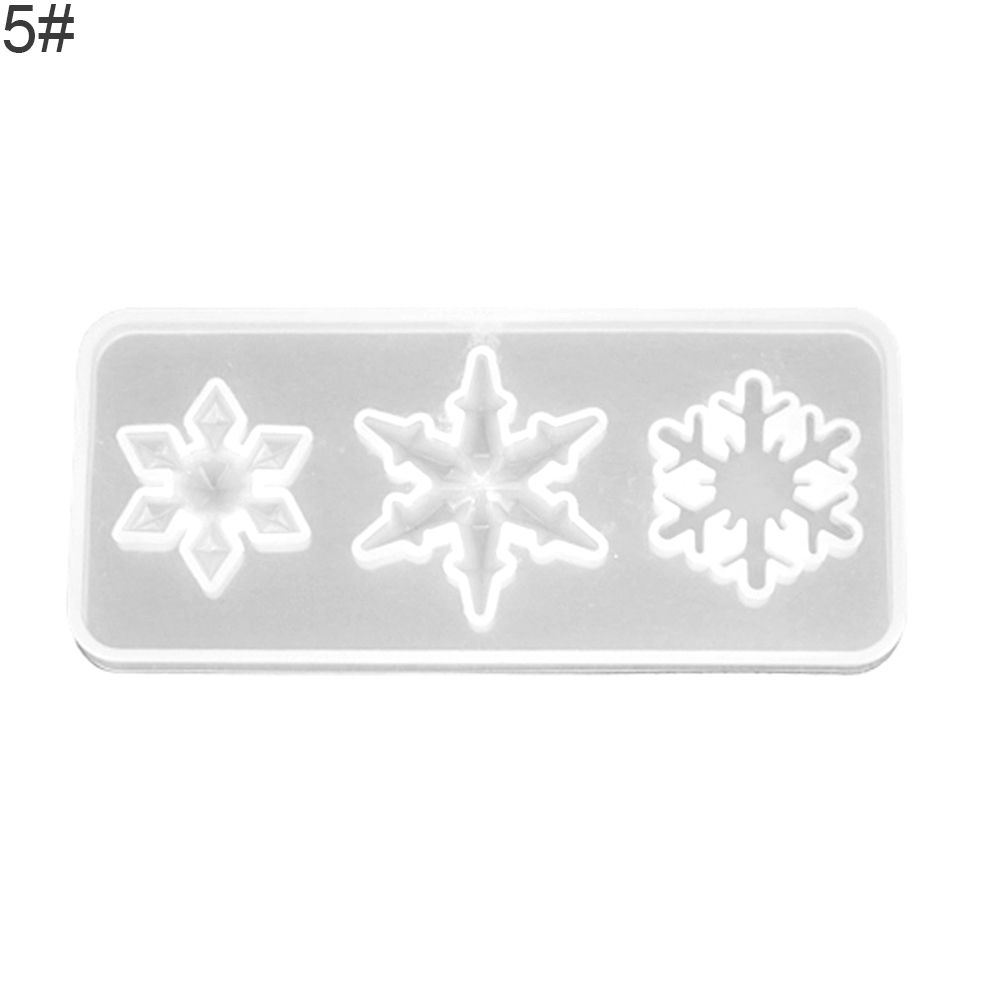 Mirror DIY Silicone Snowflake Crafts Mould Jewelry-5