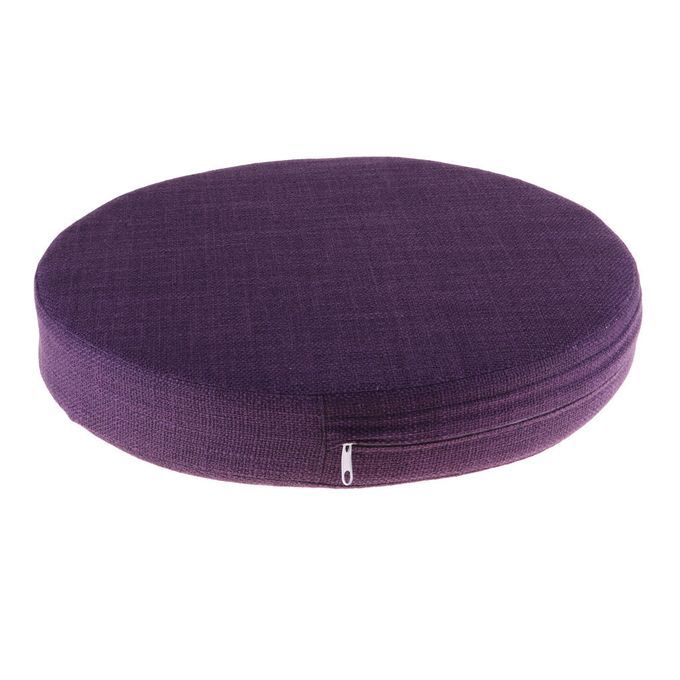 Yoga Meditation Cushion Knee/Wrist/Elbow Exercise Pad Dark Purple