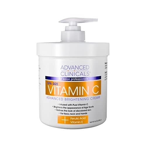 Advanced Clinicals Vitamin C Advanced Brightening Body Cream - 454ml