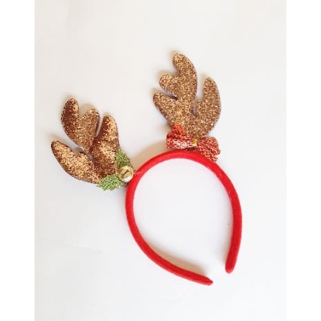 Brown Antlers Christmas Hairband