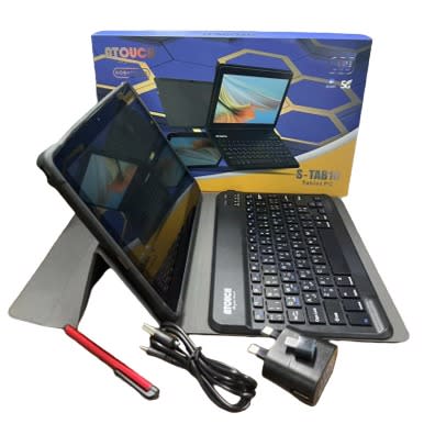 S-TAB 10 Tablet with Keyboard - 10.1" - 6GB RAM - 256GB ROM - 5G Dual SIM - 6000mAh - Black