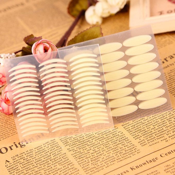 48PCS Natural Invisible Single Side Eyelid Tape Stickers-Slim