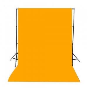 Orange Yellow Photography Solid Fabric Backdrop 10ft X 10ft photo