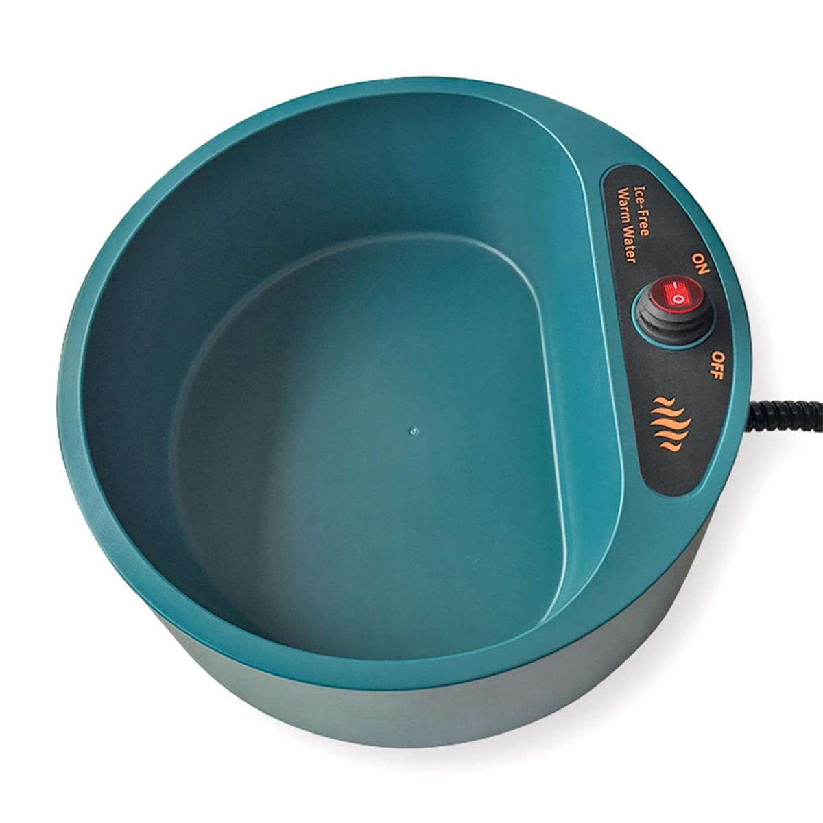 2.2L Constant Temperature Heated Pet Bowl Outdoor Dog Thermal-Bowl Provide Drinkable Water in Sub-Freezing Temperature for Cats Dogs
