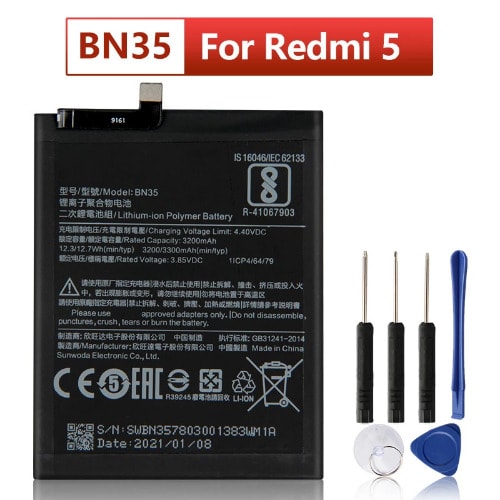 Replacement Battery For Redmi 5 Bn35