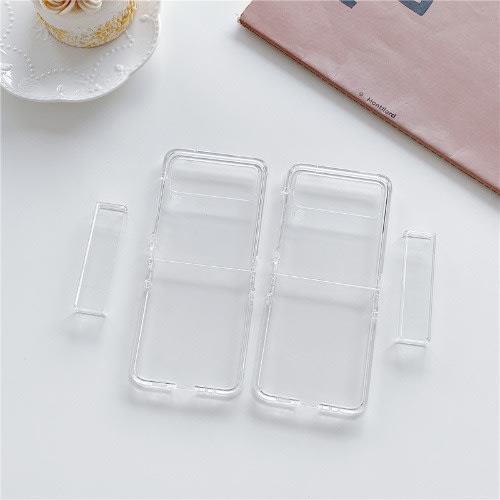 Transparent Clear Phone Case For Samsung Galaxy Z Flip 4 5g
