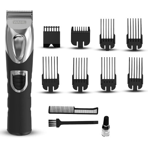 Lithium-ion Total Beard Grooming Kit - Self-sharpening Blades