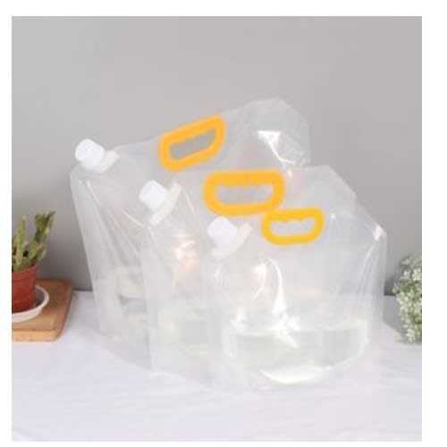 Food Storage Pouches For Cereals Liquid & Oil Storage Gallons Size - 5L / 2.5L & 1.5L - 3pcs