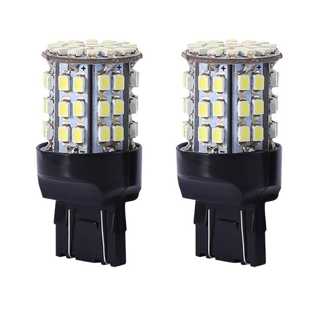 2Pcs 12V T20 7440 7443 64 SMD White 6000K Car-White Light