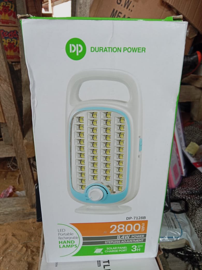 Dp Led Light RECHARGEABLE LAMP WITH SOFT TOUCH CONTROL SOLAR ENABLED