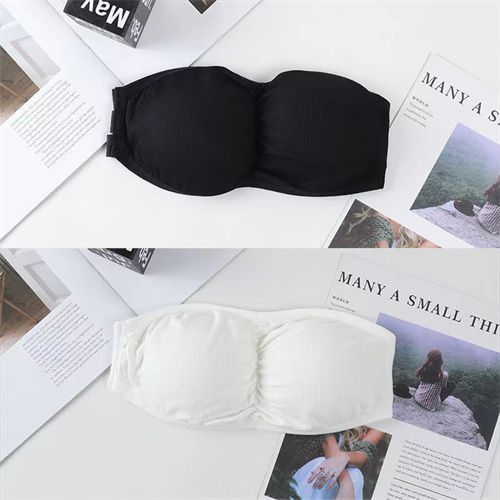 2PC Sexy Lingerie Strapless Brassiere Top Push Up Bras Gifts
