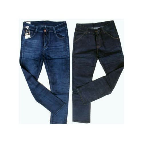 Set of 2 Men's Plain Jeans Trousers
