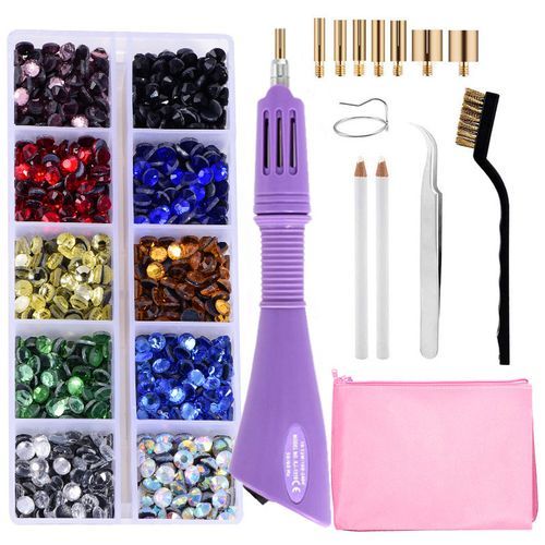HotFix Stones Or Rhinestone Applicator Wand Setter Tool Kit