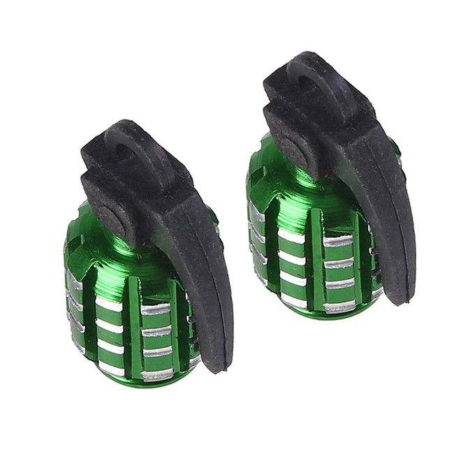 4PcsLot Grenades Car Wheel Tire Valves Tyre Stem Air Caps
