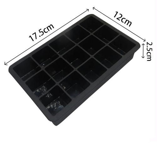 Big Ice Food Mold Giant Jumbo Large Food Grade Silicone Ice Cube Square Tray Mold DIY Ice Maker Ice Cube Tray4/6/8/15 Grid