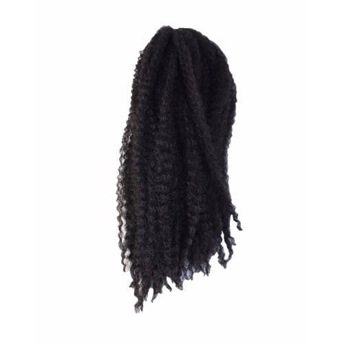 Noir Afro Twist Hair For Crochet Braids  - Color 1