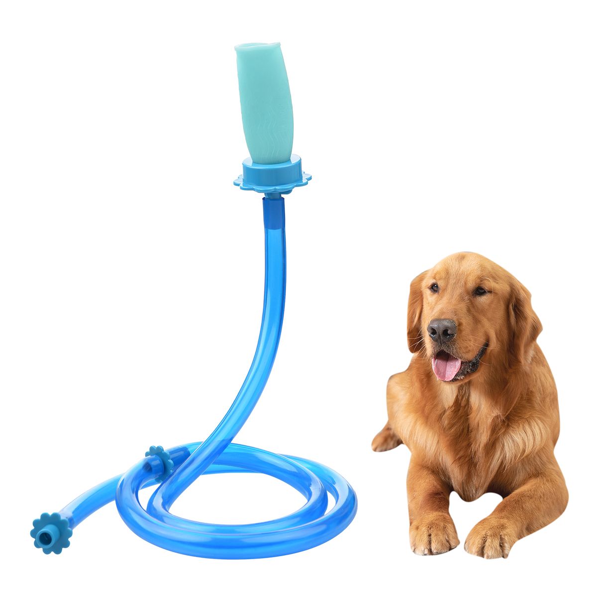 Slip-on Dog Wash Hose Attachment Handheld Pet Shower Hose