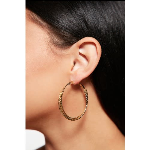 Medium Sized Hoop Earrings