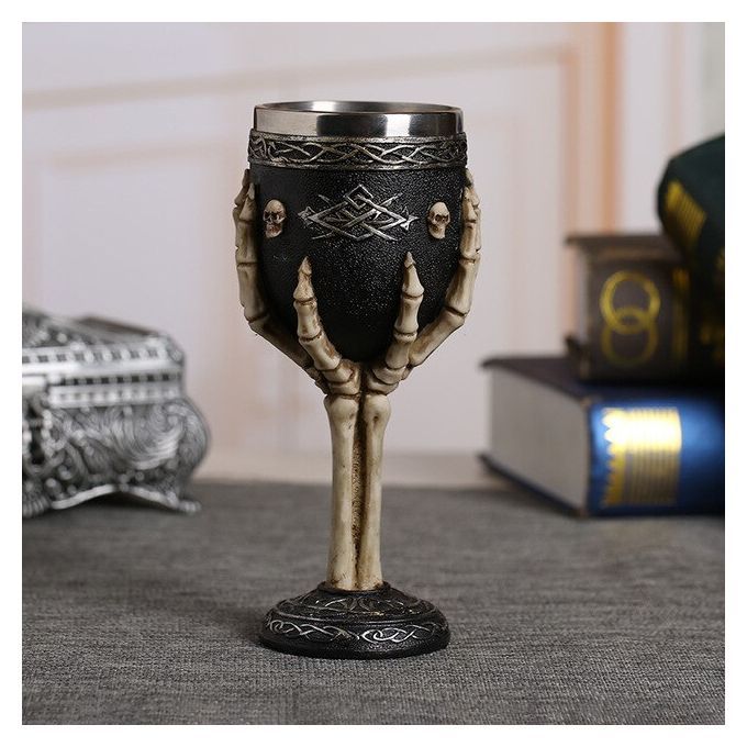Stainless Steel Goblet Claw Wine Glass