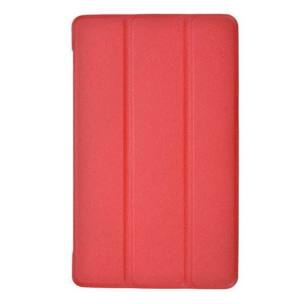 Triple Folding Stand PU Leather Case Cover 8.0 Inch For LG V525 Apricot